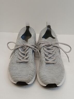 Avia Gray Knit Running Sneakers Lace Up Athletic Shoes Size 11